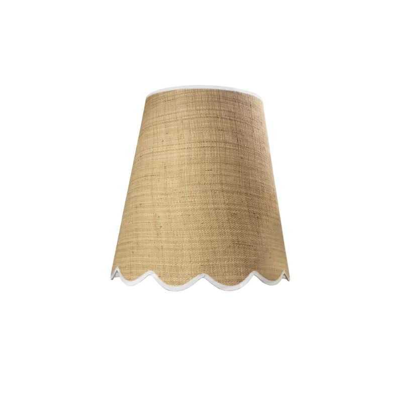 Shade Scallop Raffia Med