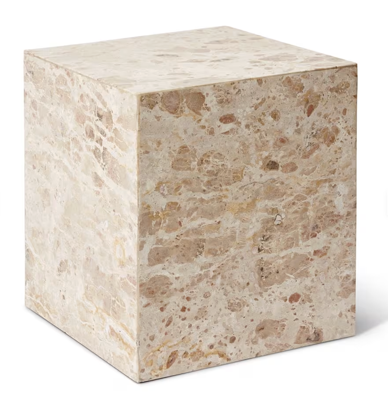 Side Table Travis Panther Marble 38 x 38 x 45cm
