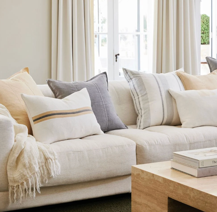 Throw Aira Linen Off White 130x200