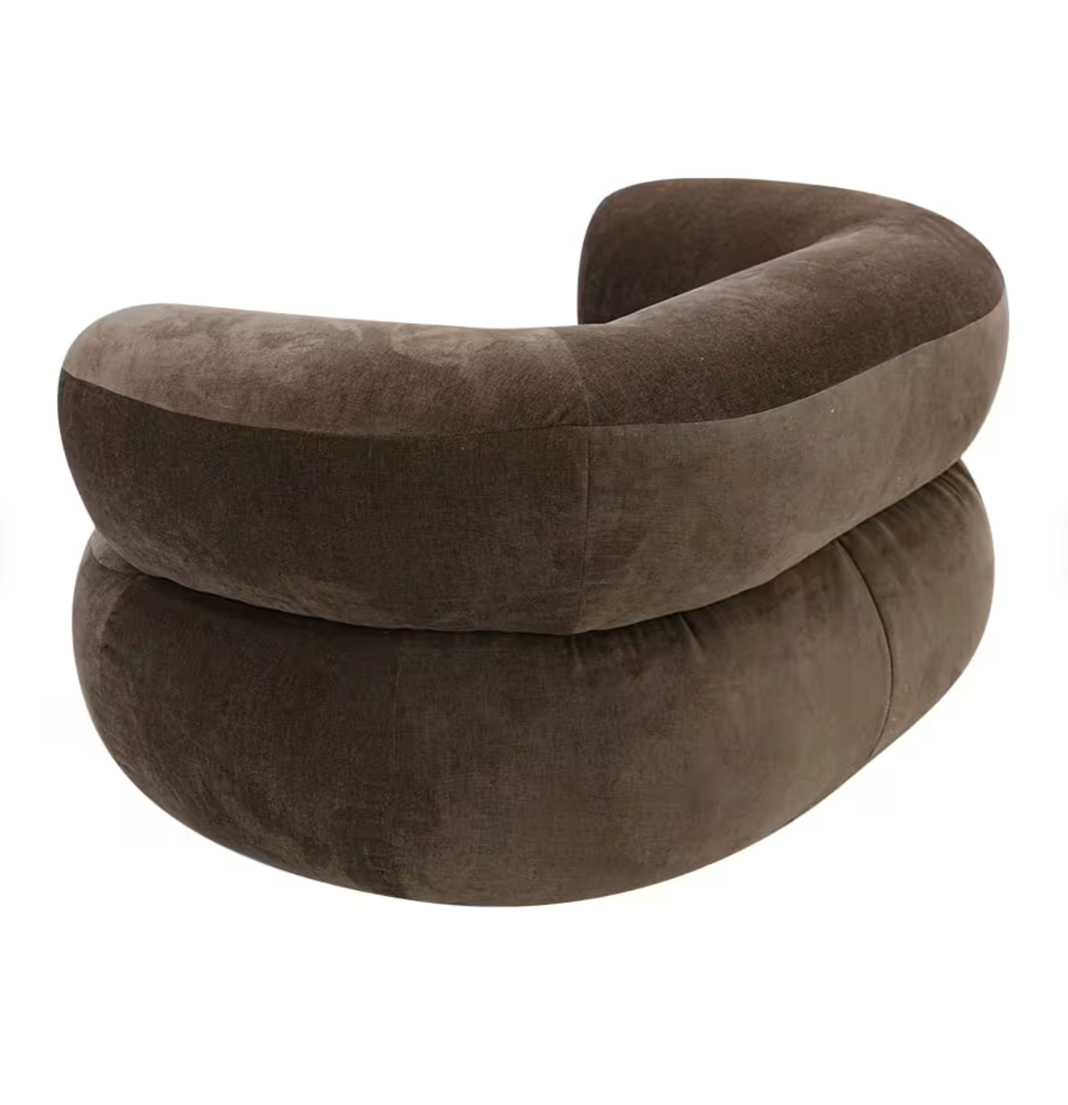 Armchair Colette Muse Chocolate Swivel