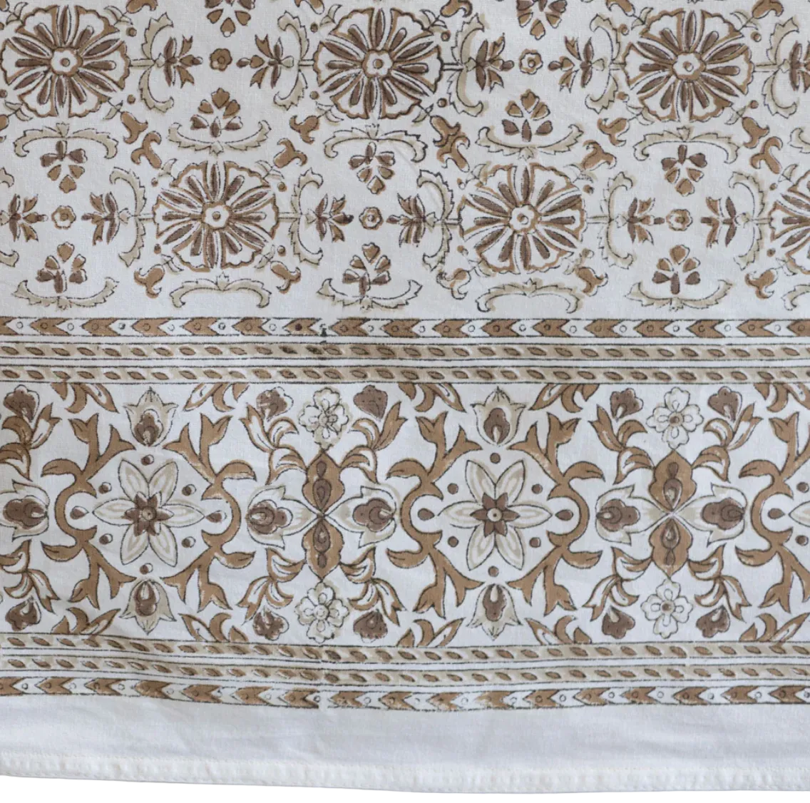 Tablecloth Hazel Block Printed 150cm x 280