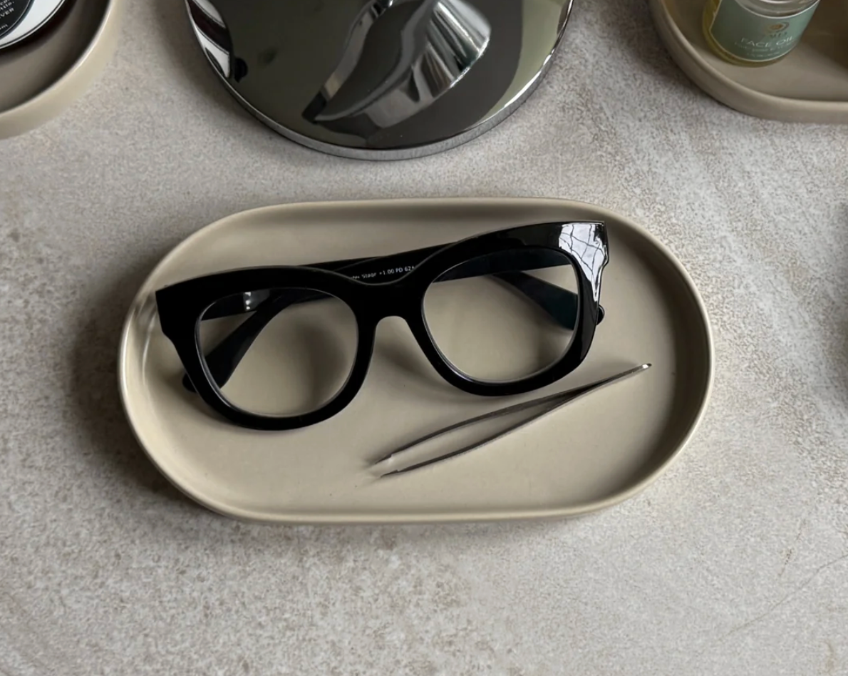 Deco Oval Catchall Tray Small