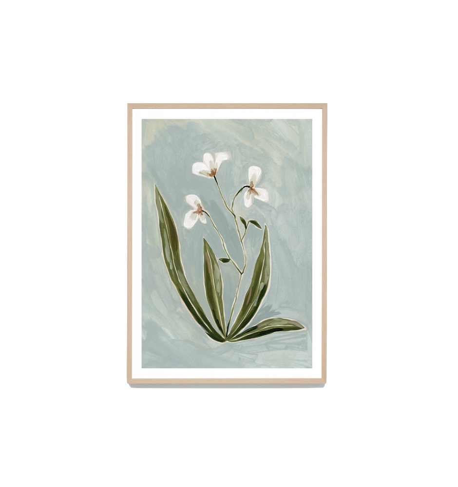 Print Dainty Blooms Blue 3 (G3) Raw