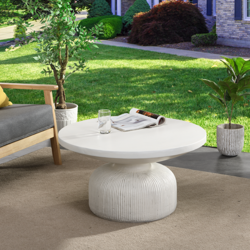 Coffee Table Lahai Concrete Coconut Milk