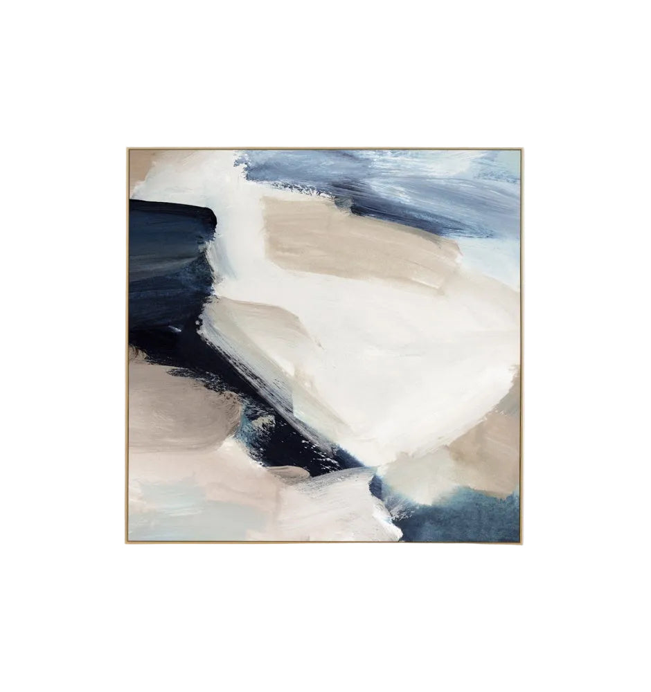 Canvas Allegra Blue Square 1 120x120