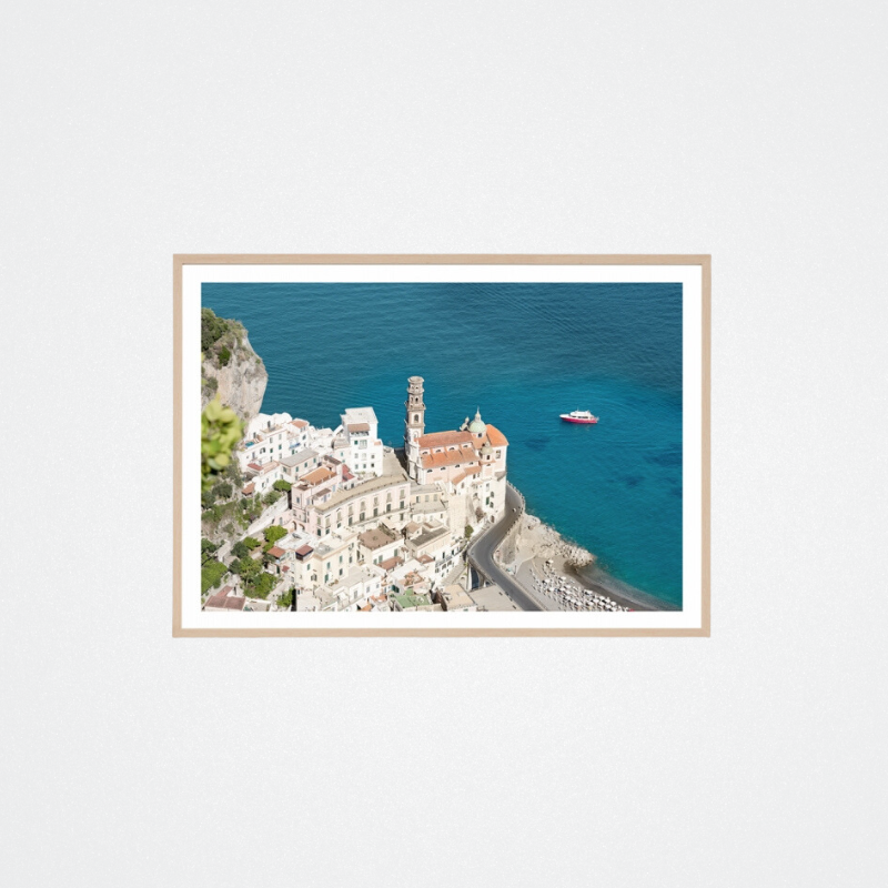 Print Amalfi Rooftops Raw 122x87