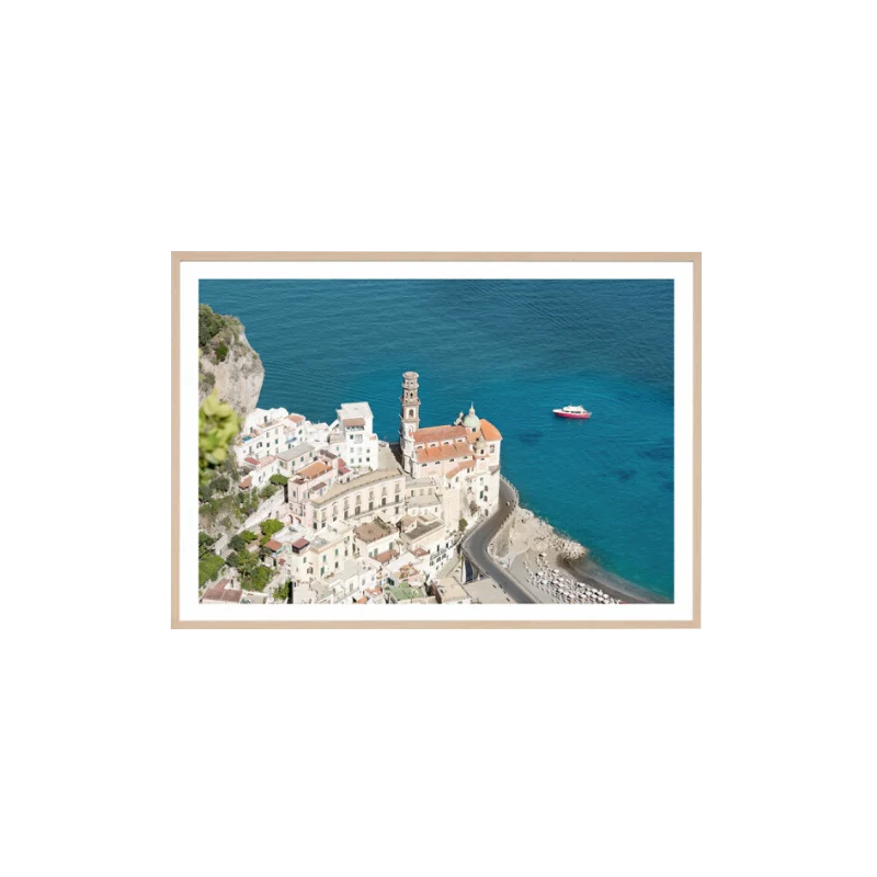 Print Amalfi Rooftops Raw 122x87