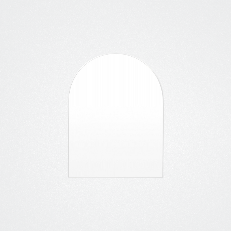 Mirror Simplicity Arch Silver 65x85