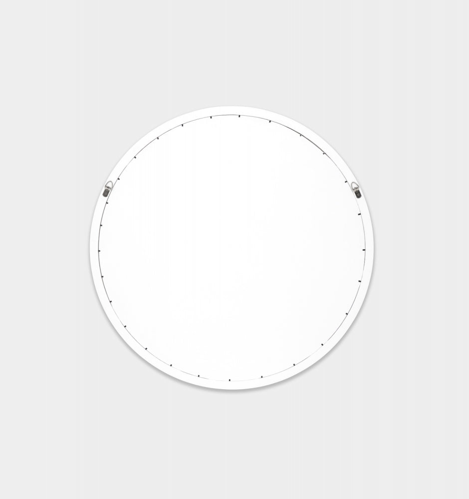 Mirror Austen Round Bright White