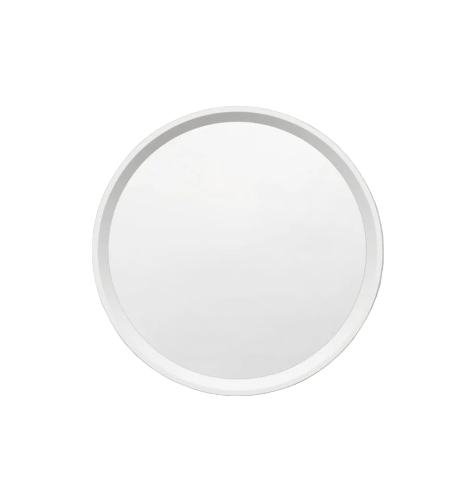 Mirror Austen Round Bright White