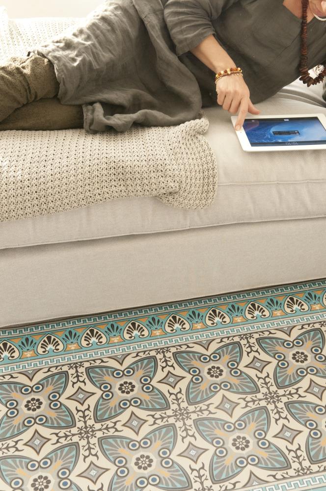 Mat Beija Flor Bella Classique Turquoise 60x97