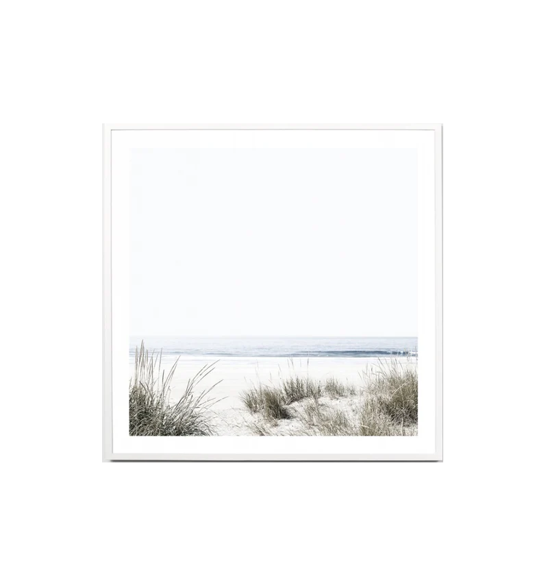 Print Beach Grass View 83x83cm