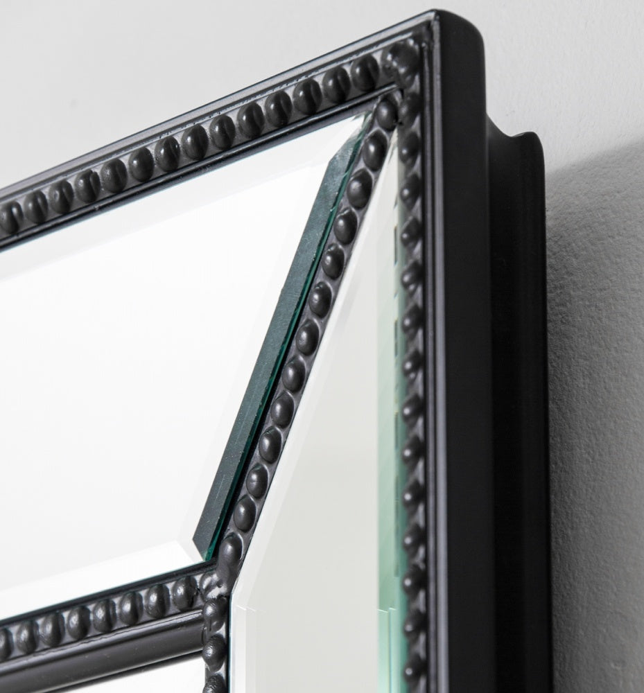 Mirror Beaded Black
