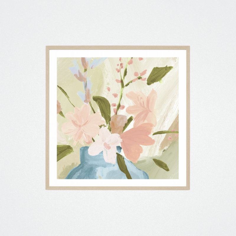 Print Fresh Blooms Spring Raw 113x113