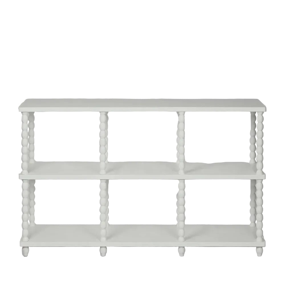 Console Bobbin Oak White 140cm