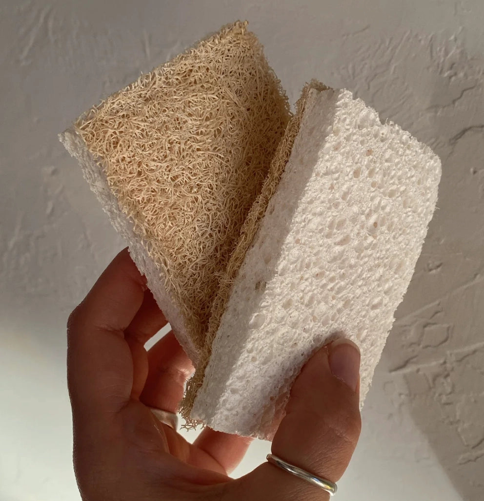 Scrubber Sponge Coconut & Wood Pulp 3 Pk