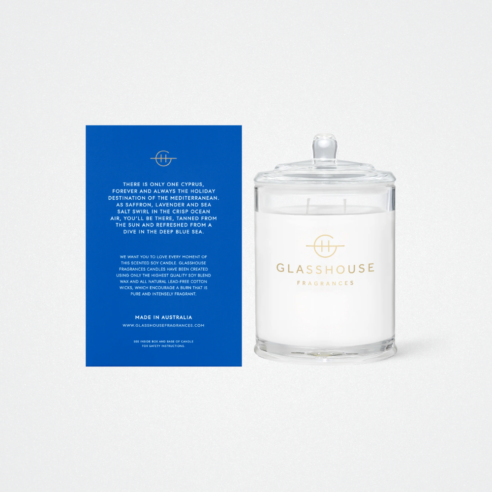 Candle 380g Diving into Cyprus