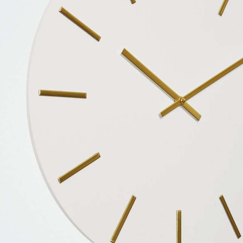 Clock Maddox 50cm Wht