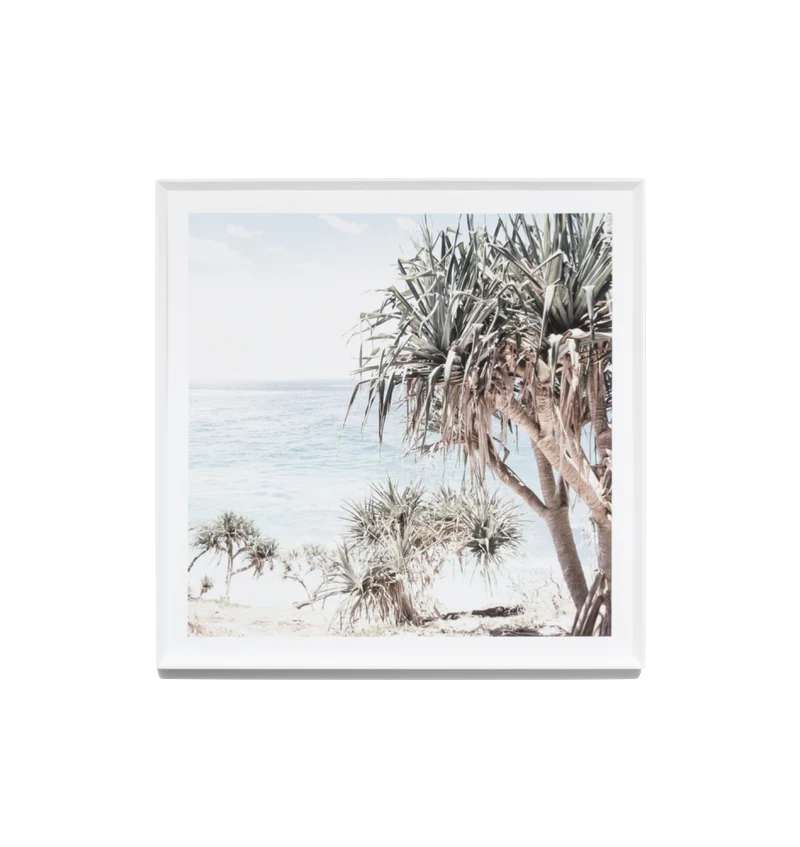 Print Coastal Palms 115 x 115