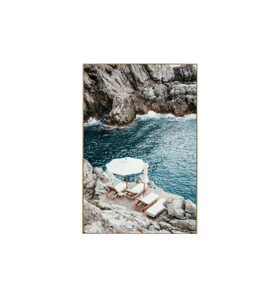 Canvas Coastal Rocks 82x122