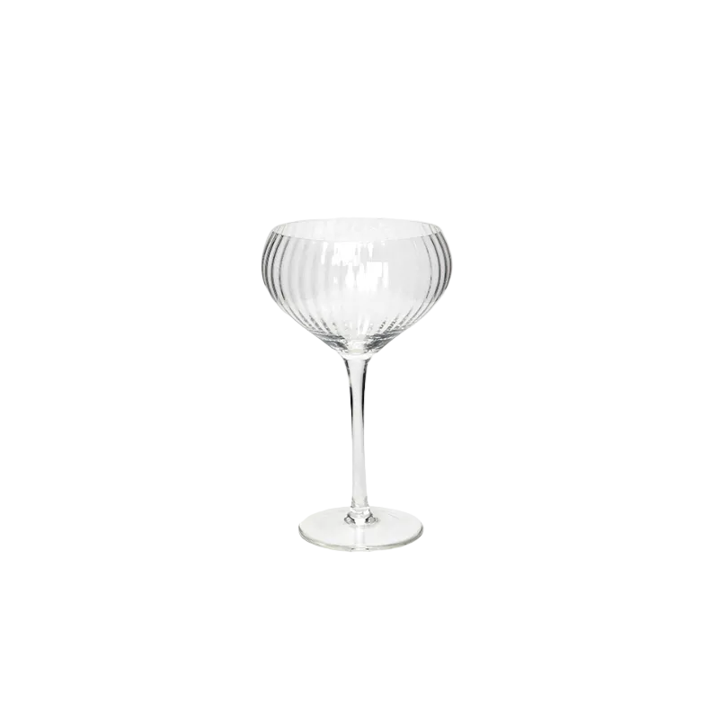 Cocktail Flute Kirshaw Ribbed