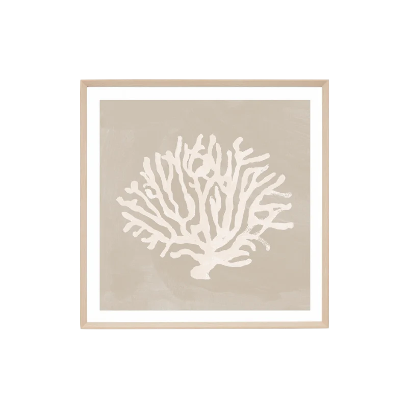 Print Coral Study Sand 2 99x99 Raw