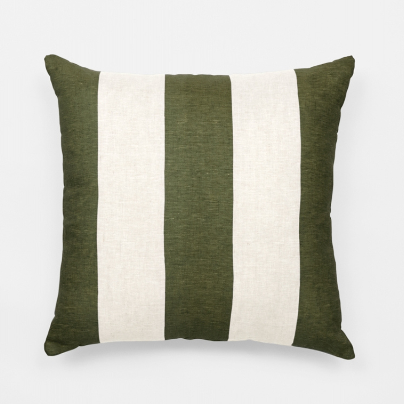 Cushion Big Stripe Olive 60cm