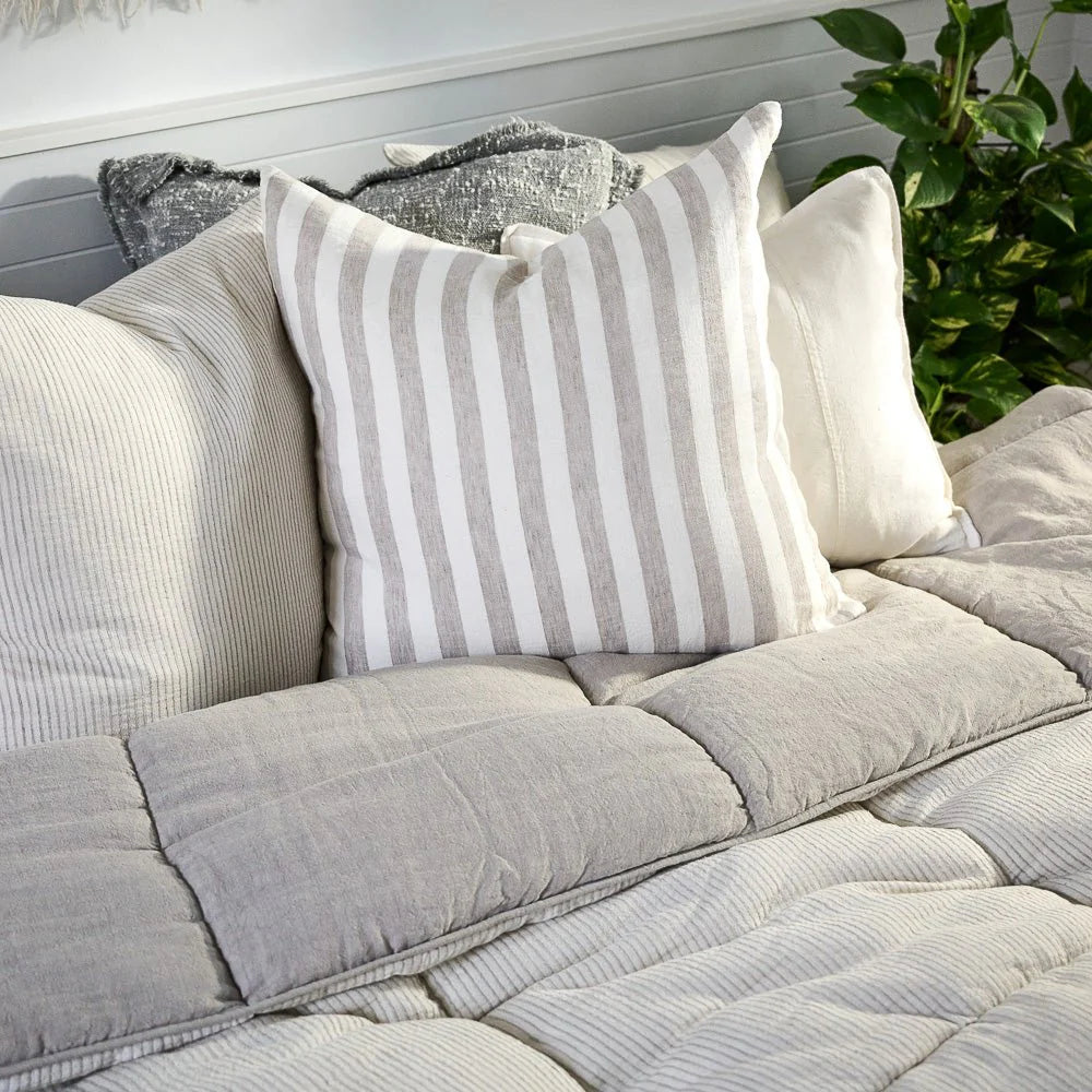 Cushion Outdoor Santi Wht/Silv 50cm