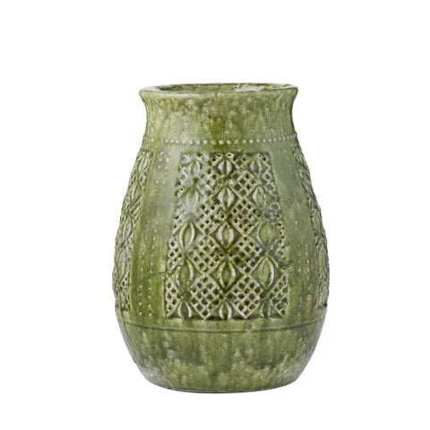 Vase Siracusa Ceramic Green 22cm