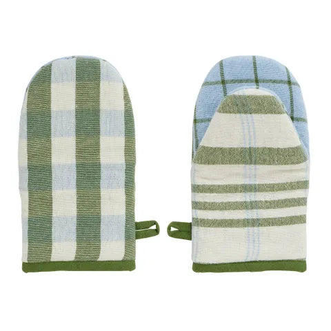 Oven Mitt Kit Cotton Olive