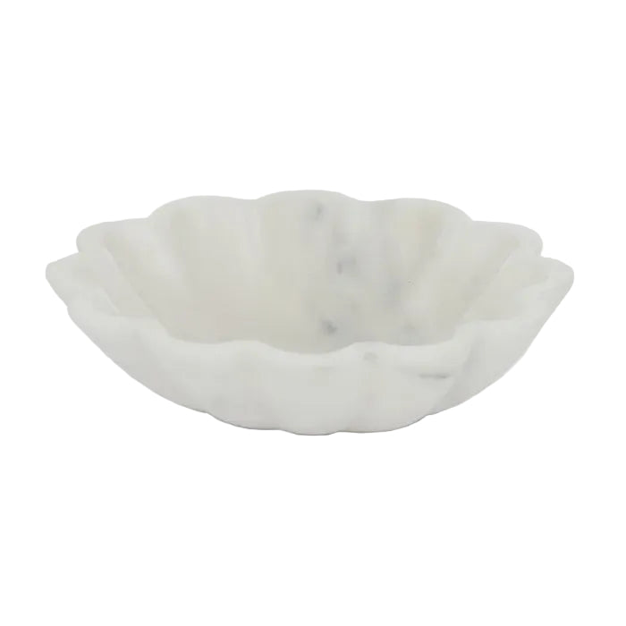 Bowl Flor Marble White 20x20