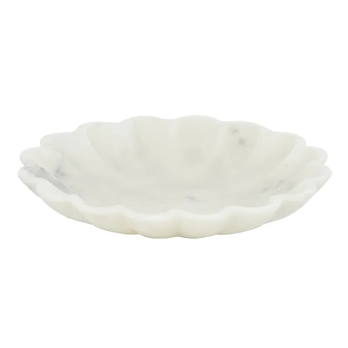 Bowl Flor Marble White 30x30