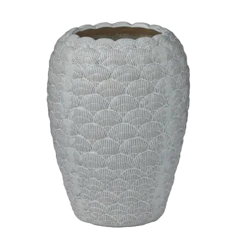 Vase Cockle White Lrg