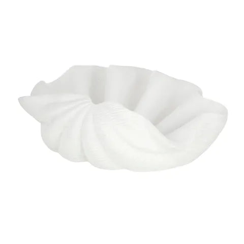 Clam Shell Poly Bowl White