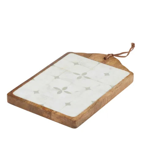 Board Laurel Marble/Wood 24x36cm