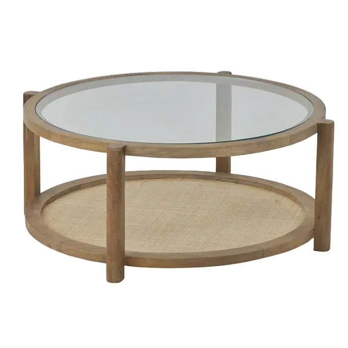 Coffee Table Trigg Wood/Jute 80x35cm