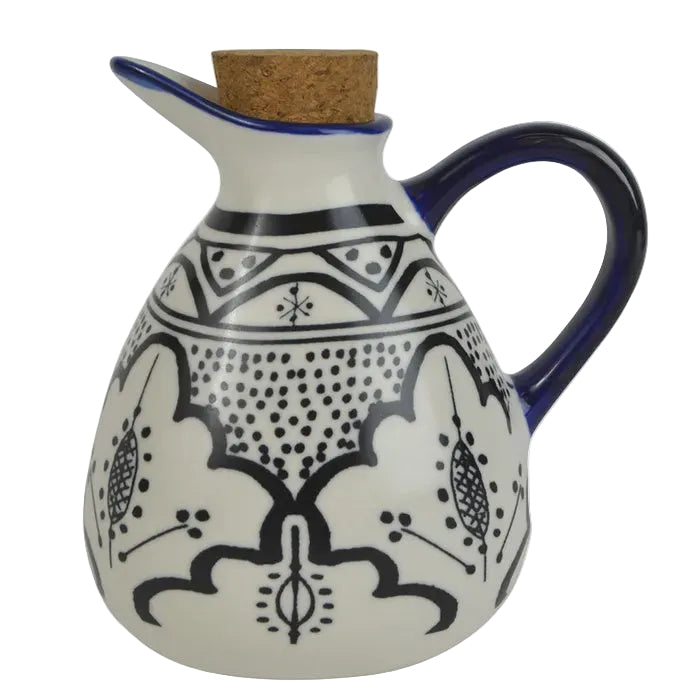 Oil Bottle Aleah Blk/Wht 12x13.5cm
