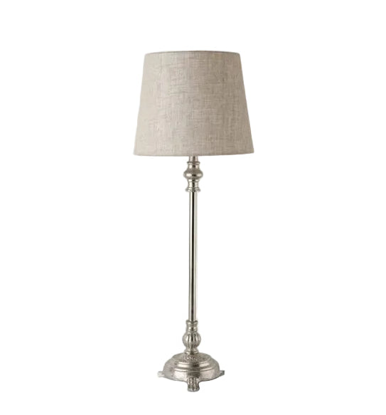 Lamp Clara W Shade Tapered Drum Nat