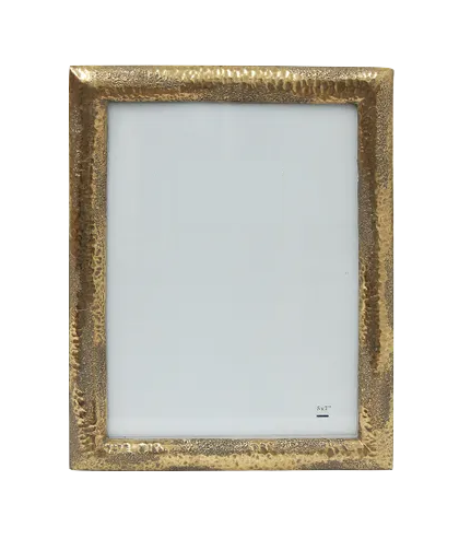 Photo Frame Hammered Gold 4x6