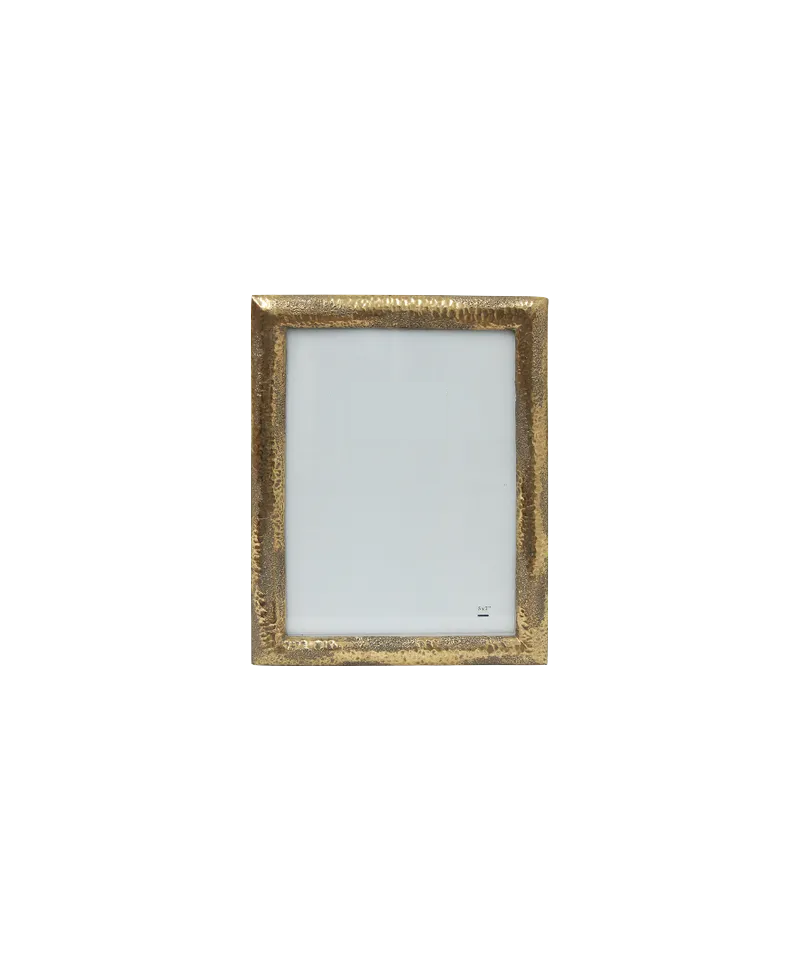 Photo Frame Hammered Gold 4x6