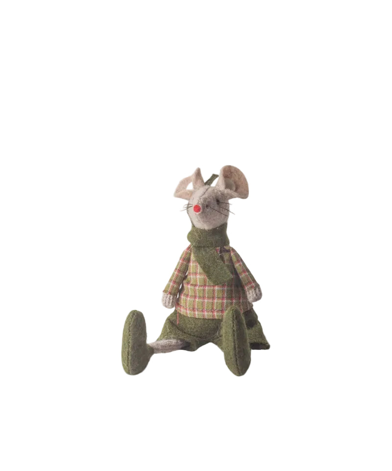 Green Billy Mouse Sitting