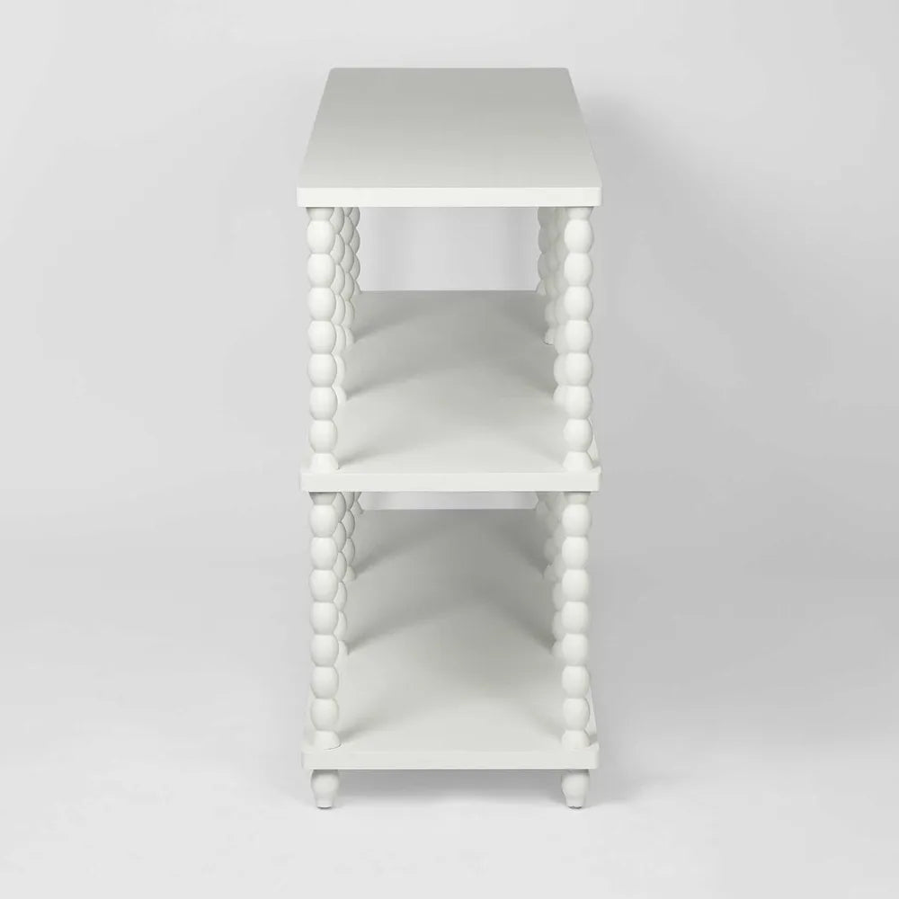 Console Bobbin Oak White 140cm