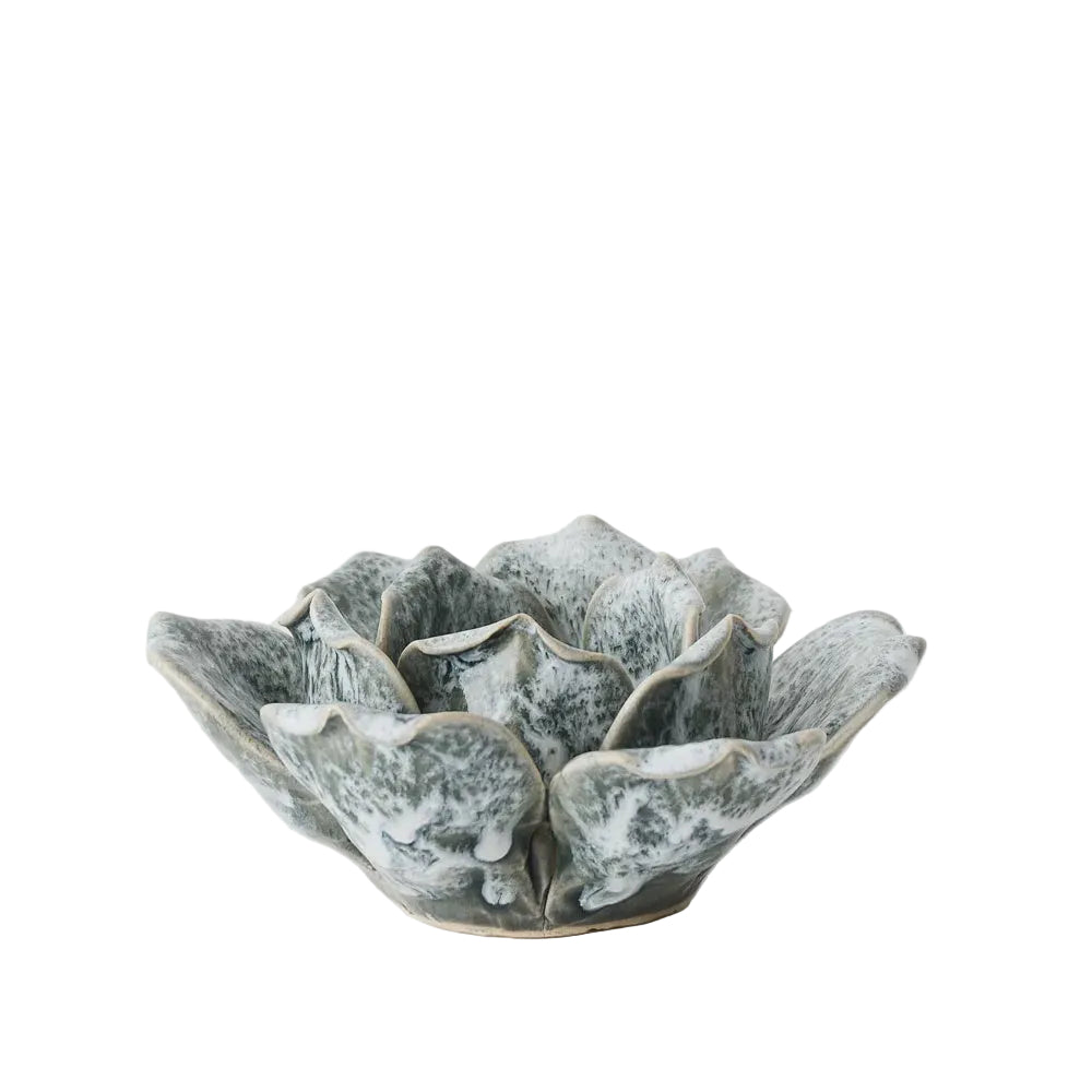 Candle Holder Claudia Seafoam 6cm