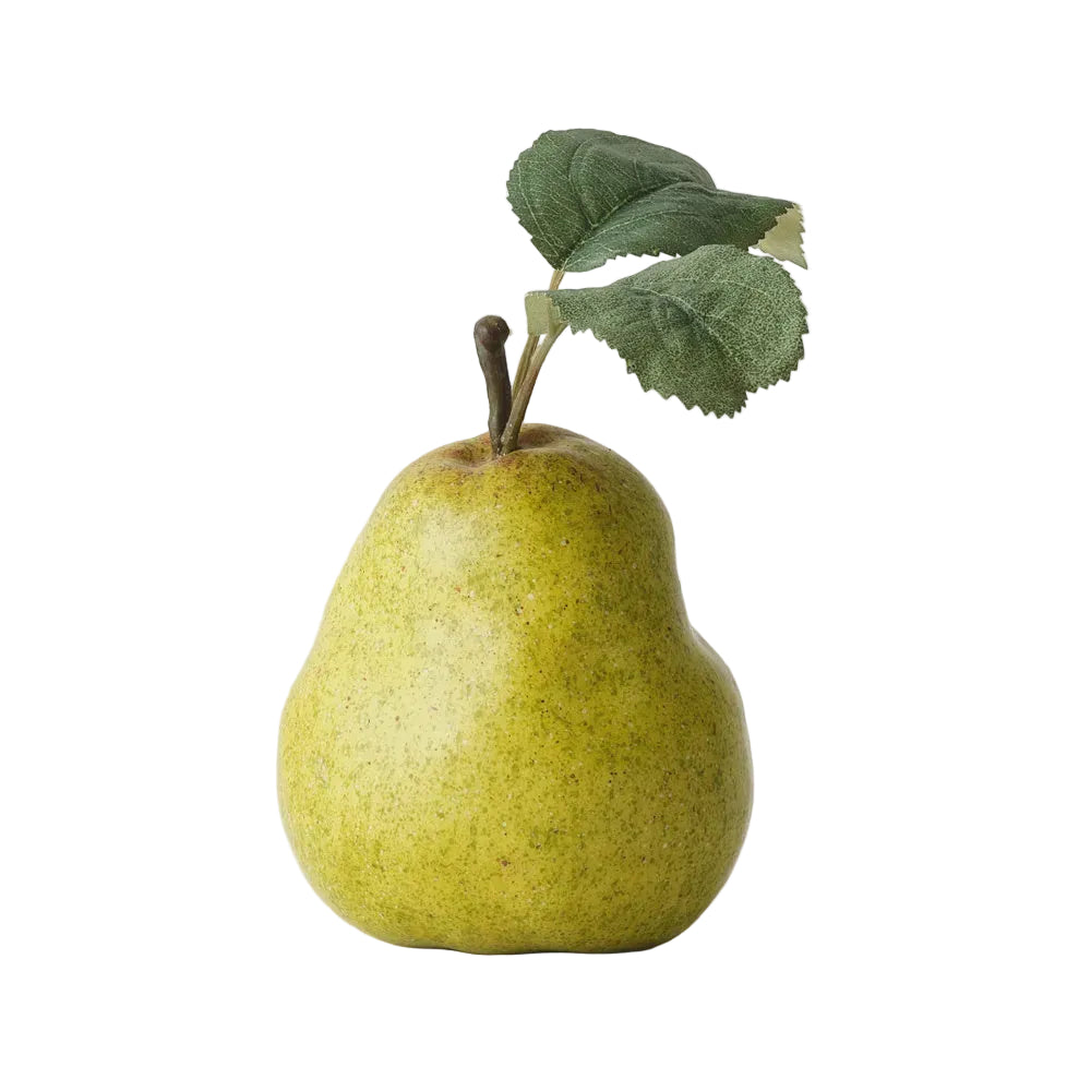 Pear w/leaf Green