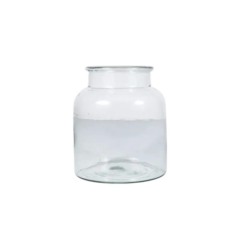 Vase Wide Glass Sml