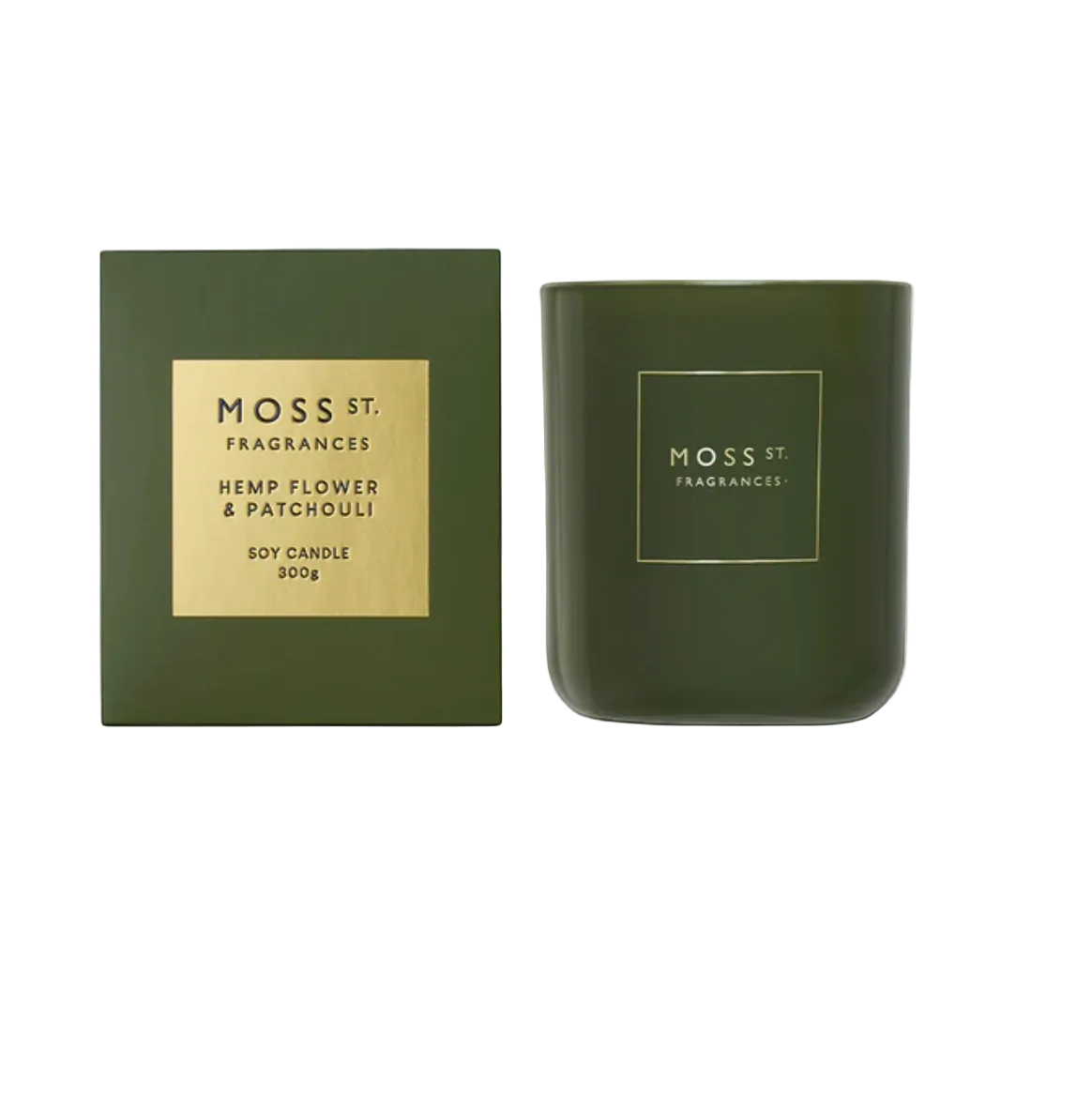 Candle Hemp Flower & Patchouli 300g