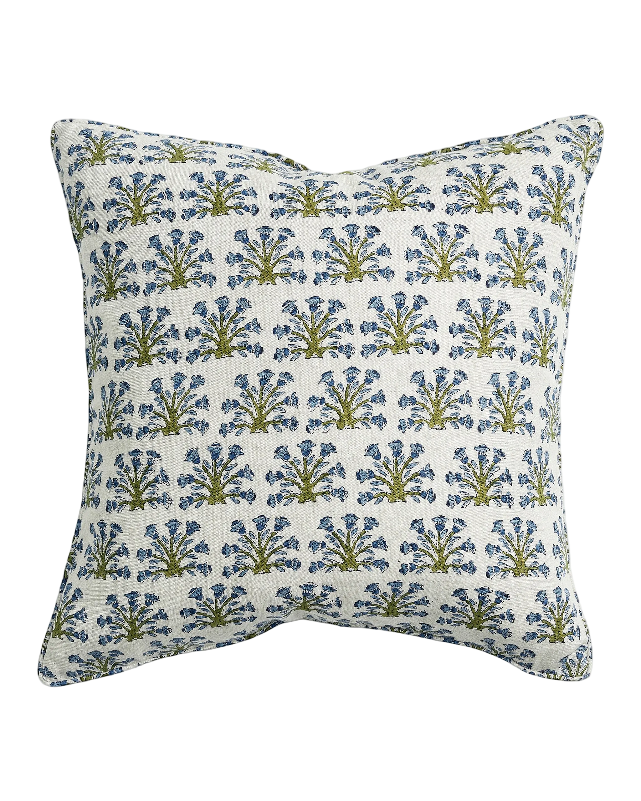 Cushion Samode Moss Azure 55cm
