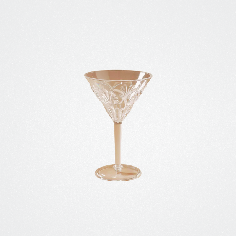 Martini Acrylic Glass Pink