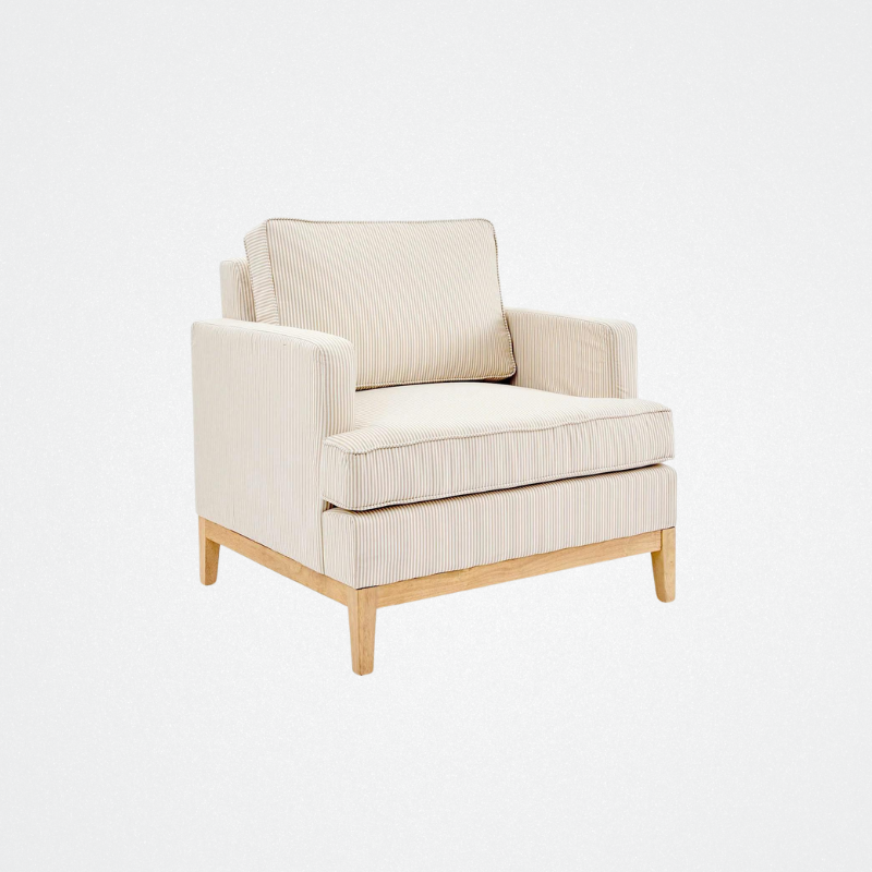 Chair Morris Stripe Beige