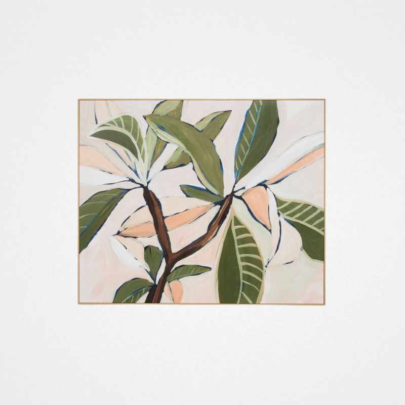 Canvas Painterly Branches 100x120